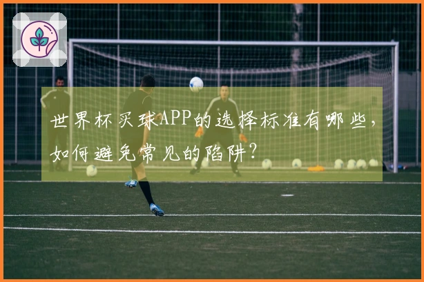 世界杯买球APP的选择标准有哪些，如何避免常见的陷阱？