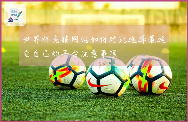 世界杯竞猜网站如何对比选择最适合自己的平台注意事项