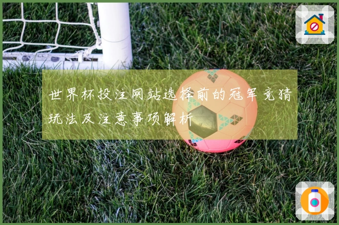 世界杯投注网站选择前的冠军竞猜玩法及注意事项解析